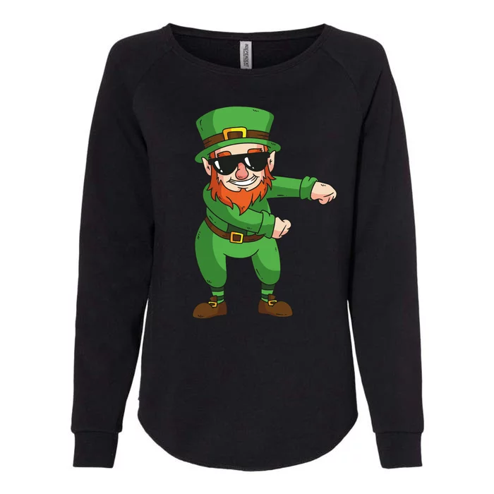 Leprechaun Floss Womens California Wash Sweatshirt