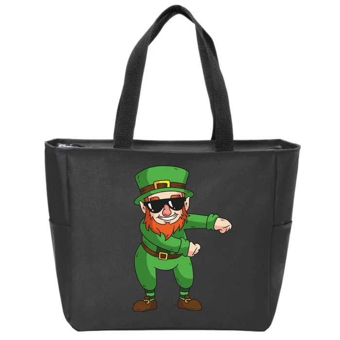 Leprechaun Floss Zip Tote Bag