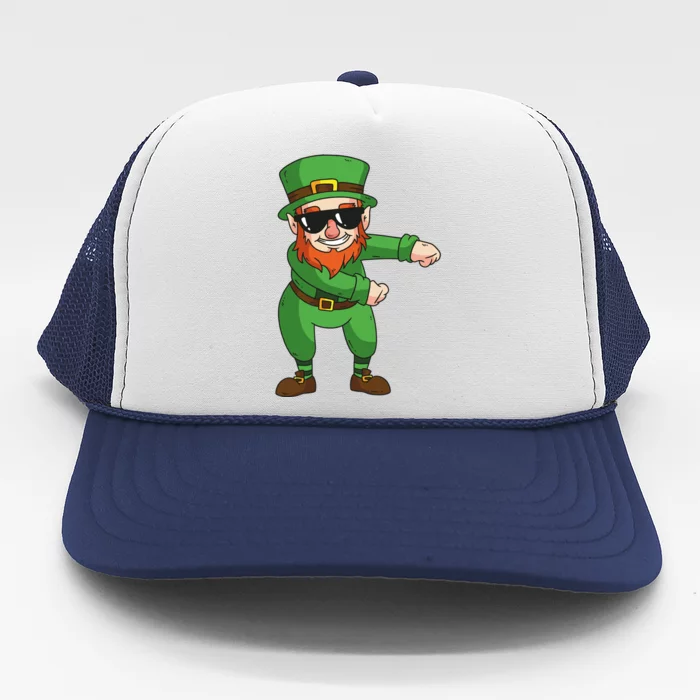 Leprechaun Floss Trucker Hat