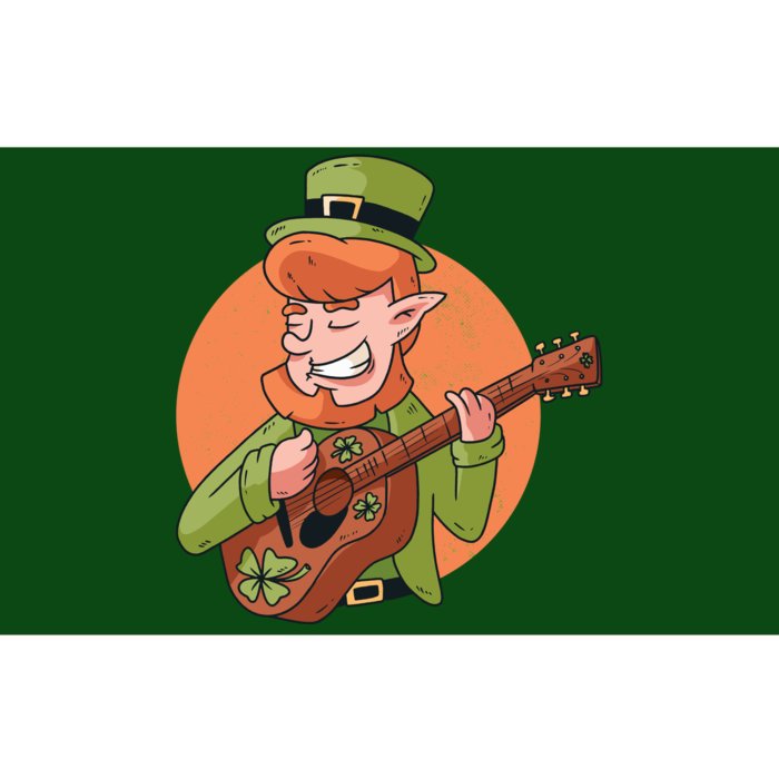 Leprechaun Guitarist Bumper Sticker