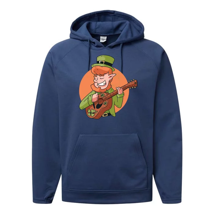 Leprechaun Guitarist Performance Fleece Hoodie