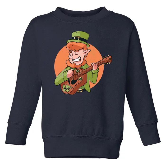 Leprechaun Guitarist Toddler Sweatshirt