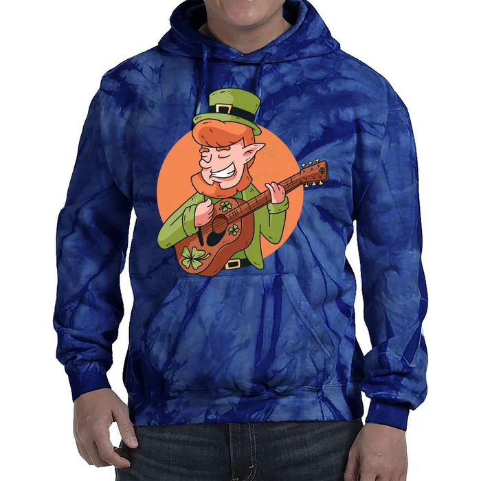 Leprechaun Guitarist Tie Dye Hoodie