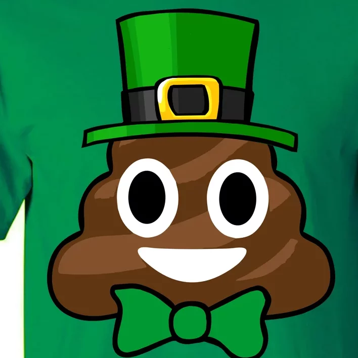 Leprechaun Poop Emoji Smiley Funny St. Patrick's Day Tall T-Shirt