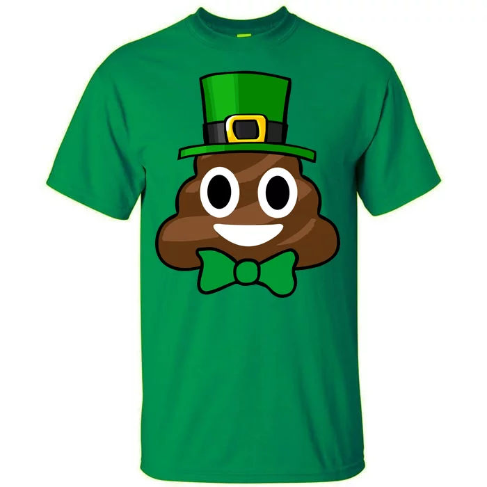 Leprechaun Poop Emoji Smiley Funny St. Patrick's Day Tall T-Shirt