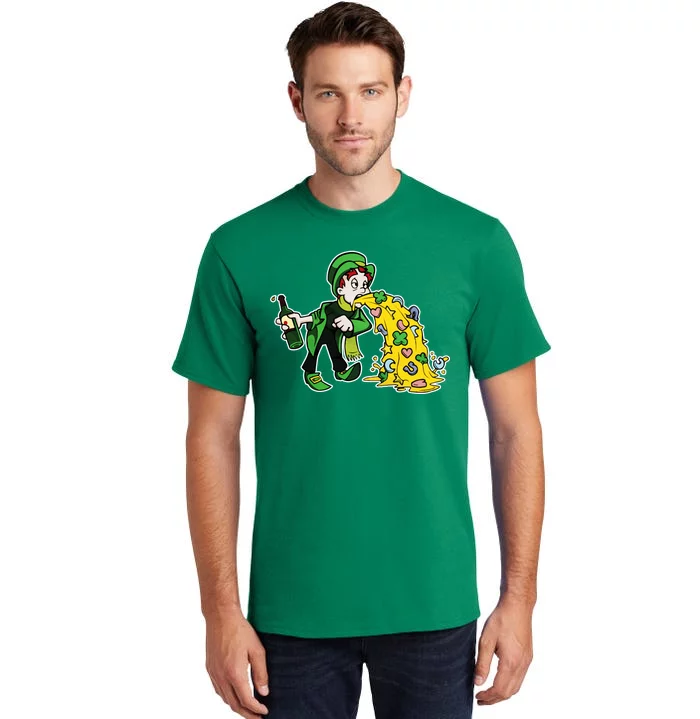 Leprechaun Puking St. Patrick's Day Drinking Tall T-Shirt