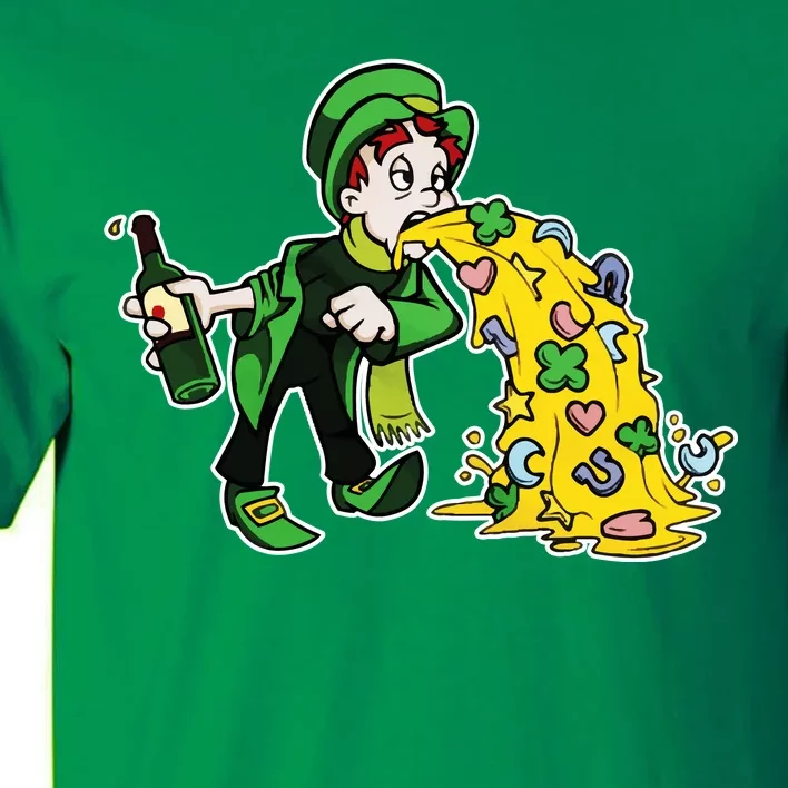 Leprechaun Puking St. Patrick's Day Drinking Tall T-Shirt