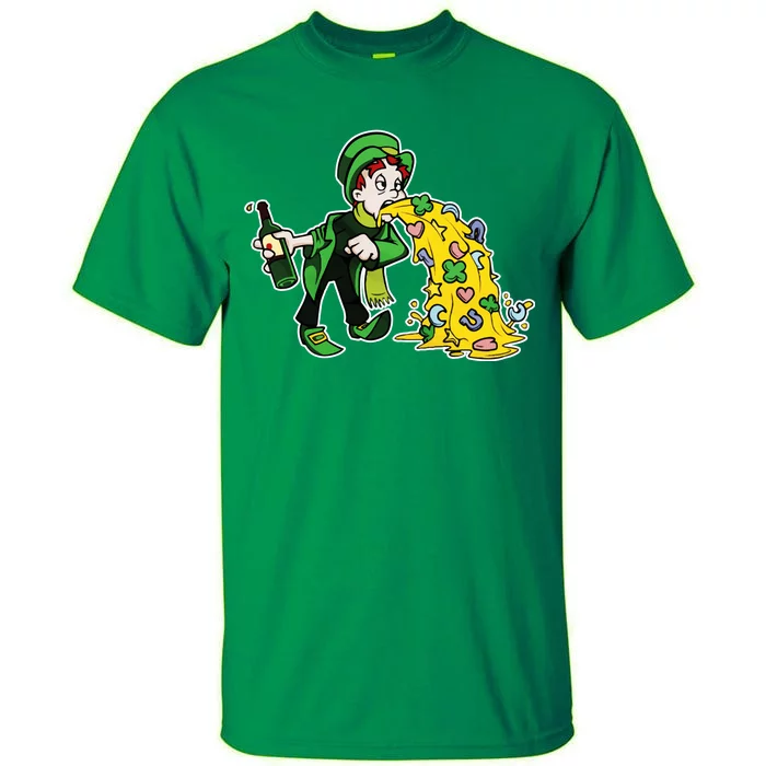 Leprechaun Puking St. Patrick's Day Drinking Tall T-Shirt