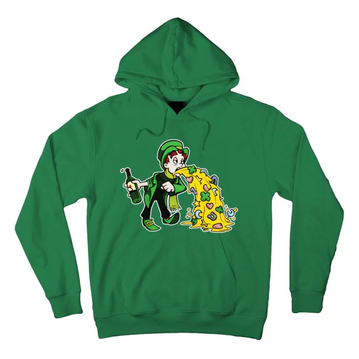 Leprechaun Puking St. Patrick's Day Drinking Tall Hoodie