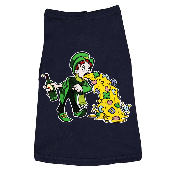 Leprechaun Puking St. Patrick's Day Drinking Doggie Tank