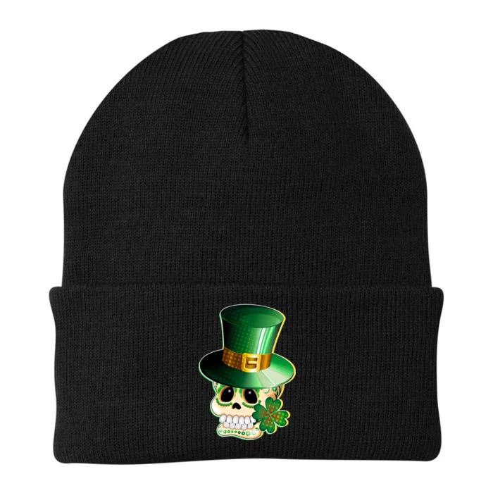 Leprechaun Sugar Irish Skull Knit Cap Winter Beanie