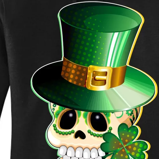 Leprechaun Sugar Irish Skull Women's Pullover Hoodie