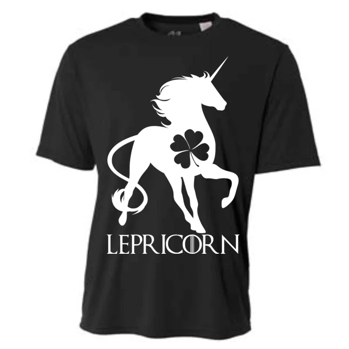 Lepricorn Leprechaun Unicorn St. Patrick's Day Cooling Performance Crew T-Shirt