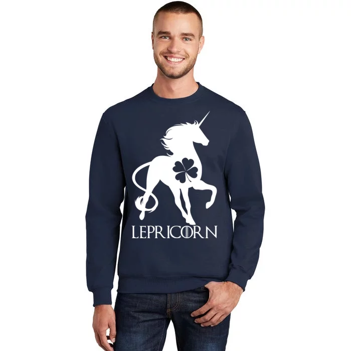 Lepricorn Leprechaun Unicorn St. Patrick's Day Tall Sweatshirt