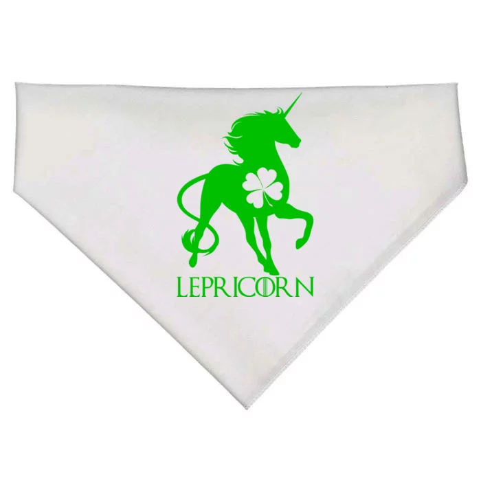 Lepricorn Leprechaun Unicorn St. Patrick's Day USA-Made Doggie Bandana