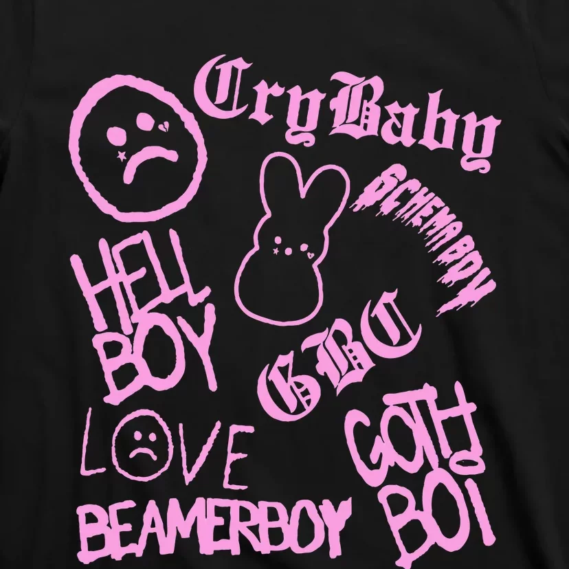 Lil Emo Rap Goth Peep Hip Hop Tattoo T-Shirt