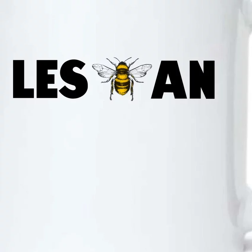 LES-Bee-an Cute Funny Lesbian Black Color Changing Mug