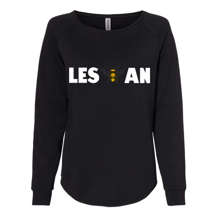 LES-Bee-an Cute Funny Lesbian Womens California Wash Sweatshirt