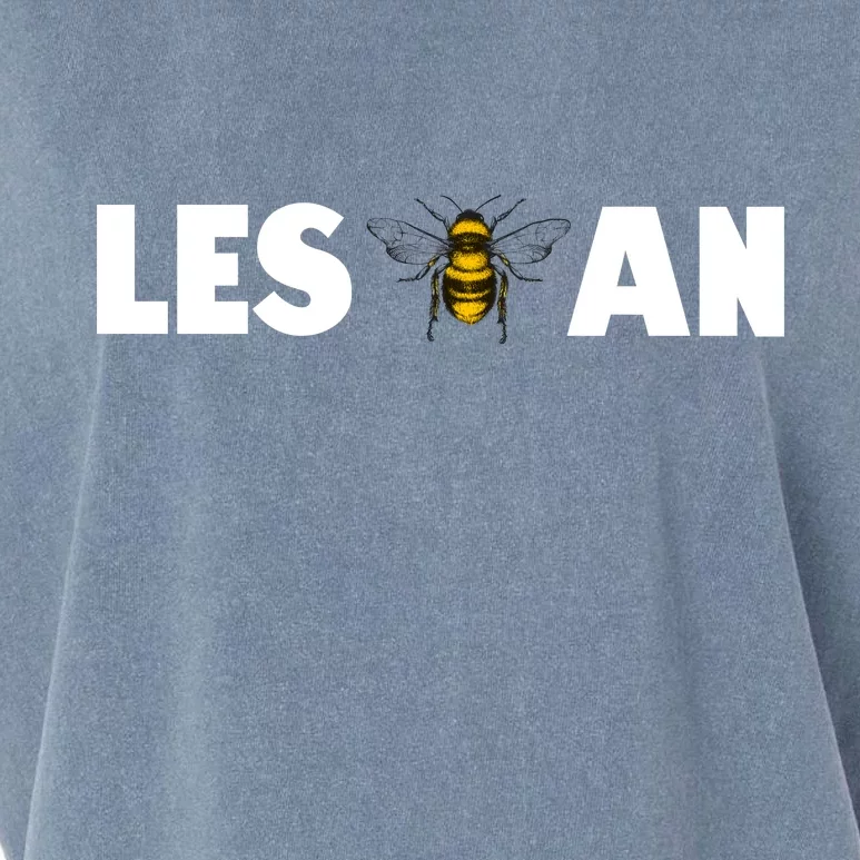 LES-Bee-an Cute Funny Lesbian Garment-Dyed Women's Muscle Tee