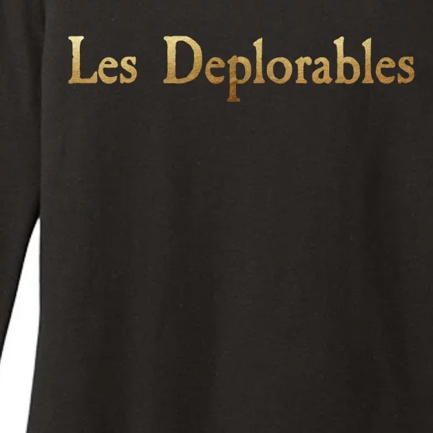 Les Deplorables USA Donald Trump 2016 Womens CVC Long Sleeve Shirt