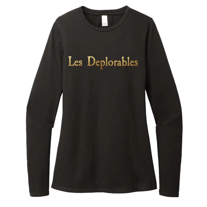 Les Deplorables USA Donald Trump 2016 Womens CVC Long Sleeve Shirt