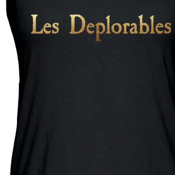 Les Deplorables USA Donald Trump 2016 Ladies Essential Flowy Tank