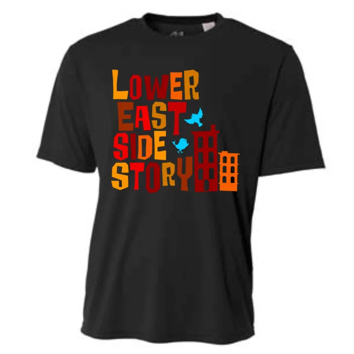 Lower East Side Story City Meaningful Gift Cooling Performance Crew T-Shirt