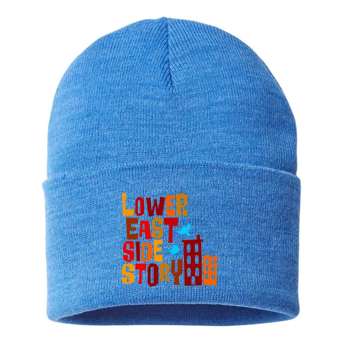 Lower East Side Story City Meaningful Gift Sustainable Knit Beanie