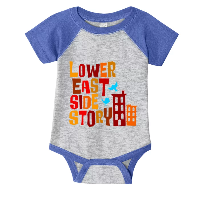 Lower East Side Story City Meaningful Gift Infant Baby Jersey Bodysuit