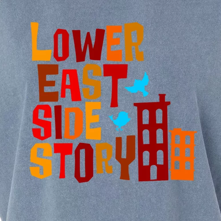 Lower East Side Story City Meaningful Gift Garment-Dyed Women's Muscle Tee