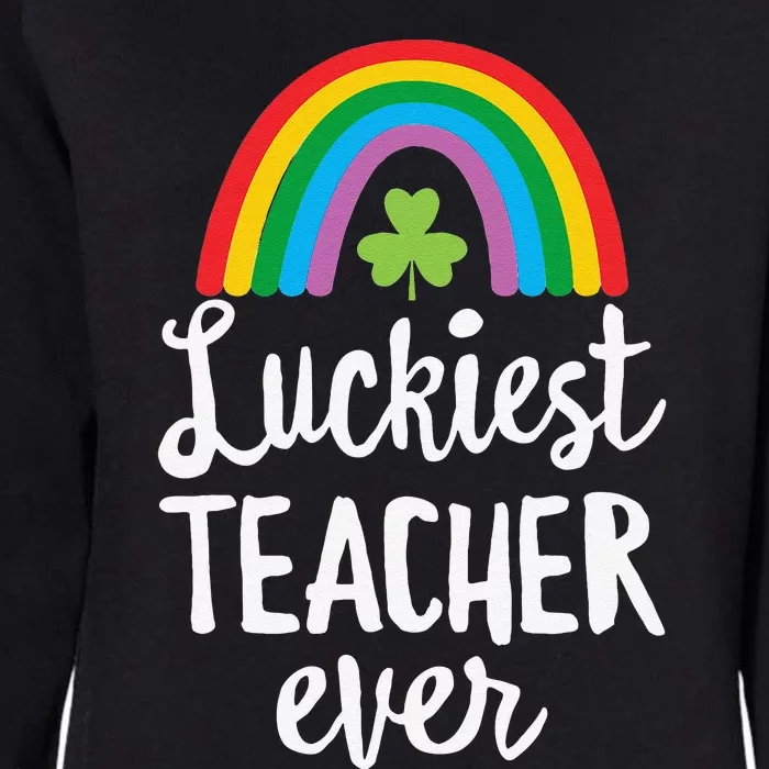 Luckiesteacher Ever St Patricks Day School Gifts Womens California Wash Sweatshirt