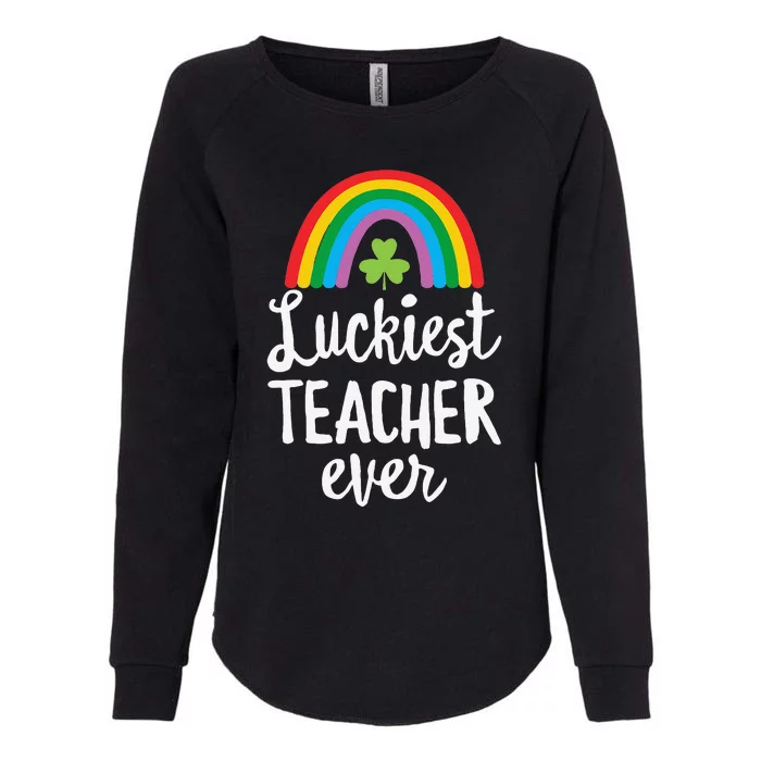 Luckiesteacher Ever St Patricks Day School Gifts Womens California Wash Sweatshirt