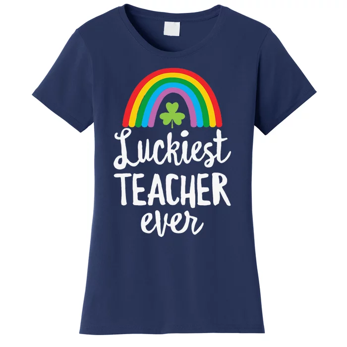 Luckiesteacher Ever St Patricks Day School Gifts Women's T-Shirt