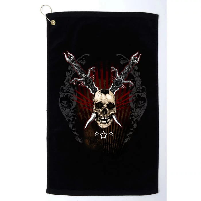 Loyal Enemy Skulls Platinum Collection Golf Towel