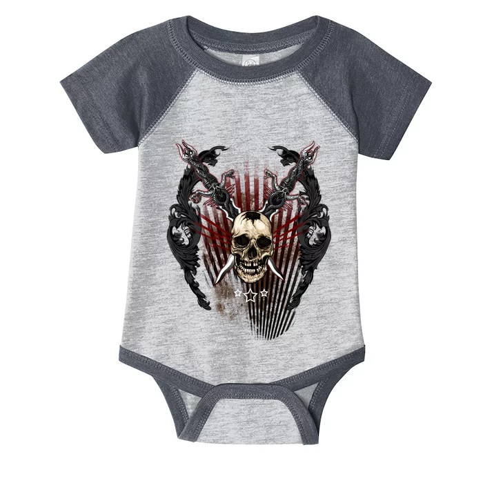 Loyal Enemy Skulls Infant Baby Jersey Bodysuit