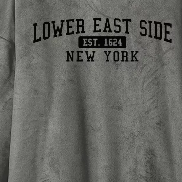 Lower East Side Manhattan New York Hooded Wearable Blanket