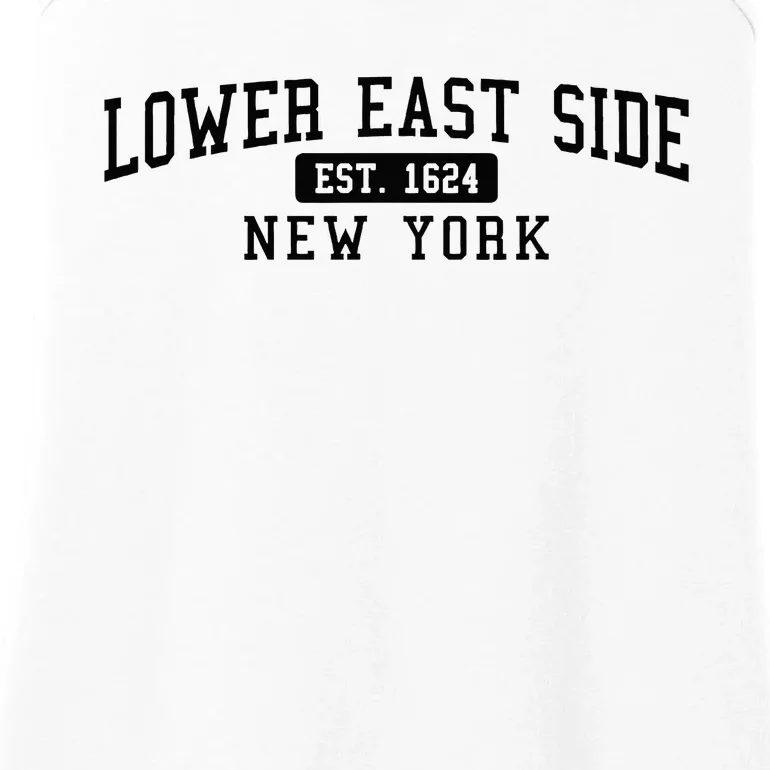 Lower East Side Manhattan New York Ladies Essential Tank