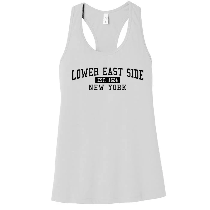 Lower East Side Manhattan New York Women's Racerback Tank