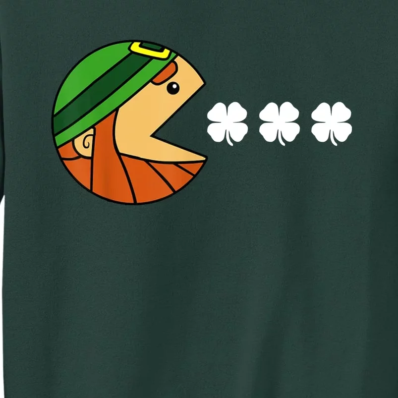 Leprechaun Eating Shamrock Sweatshirt