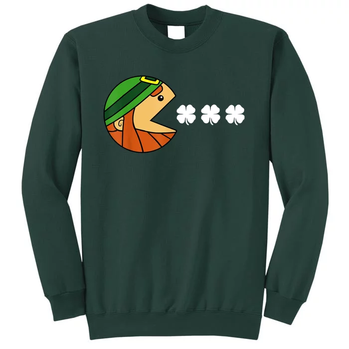 Leprechaun Eating Shamrock Sweatshirt