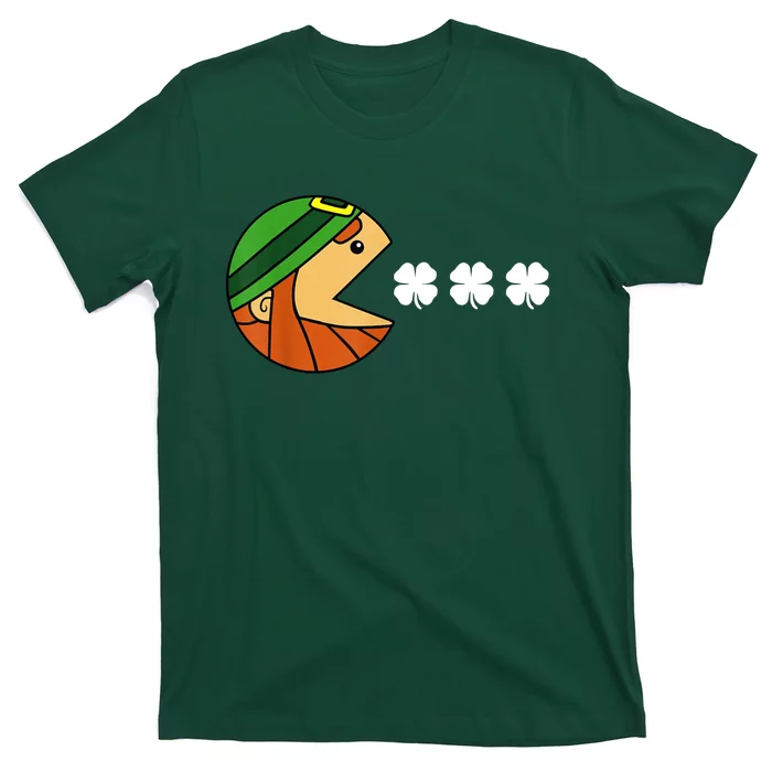 Leprechaun Eating Shamrock T-Shirt