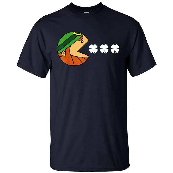 Leprechaun Eating Shamrock Tall T-Shirt