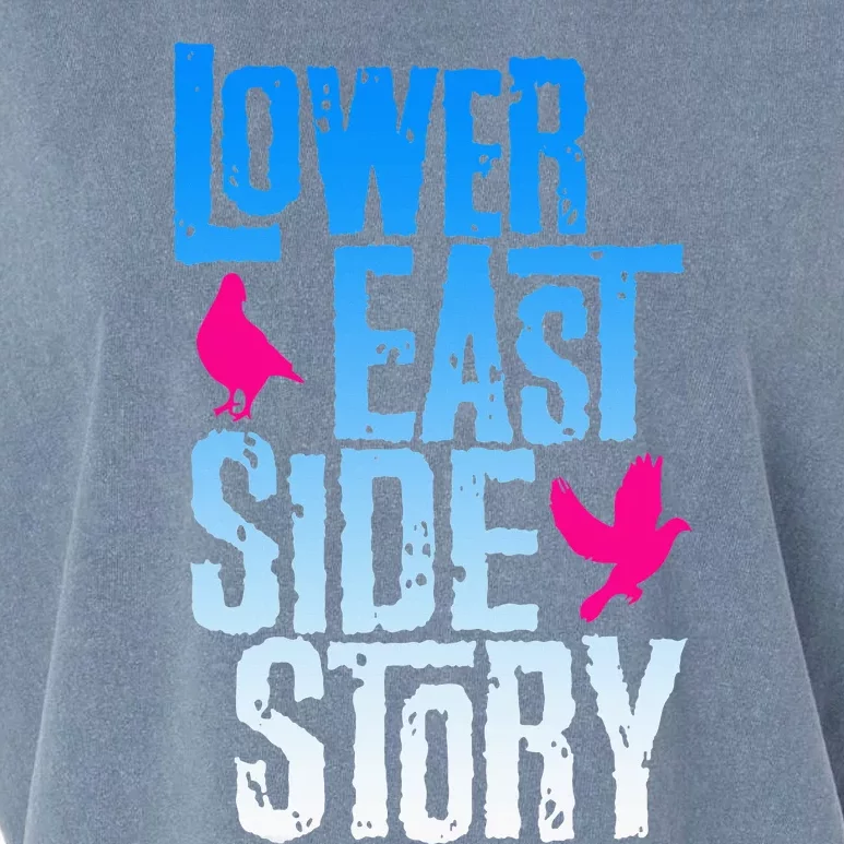 Lower East Side Story Blue Garment-Dyed Women's Muscle Tee