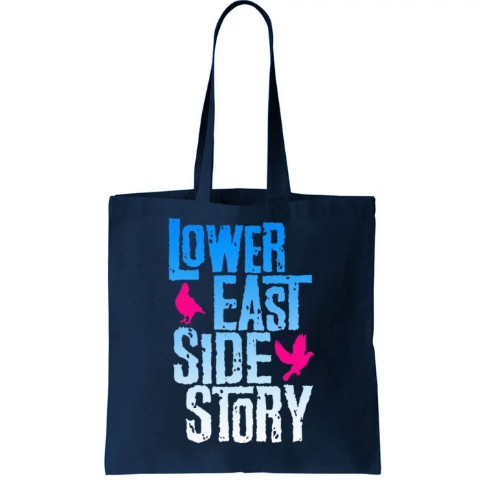 Lower East Side Story Blue Tote Bag