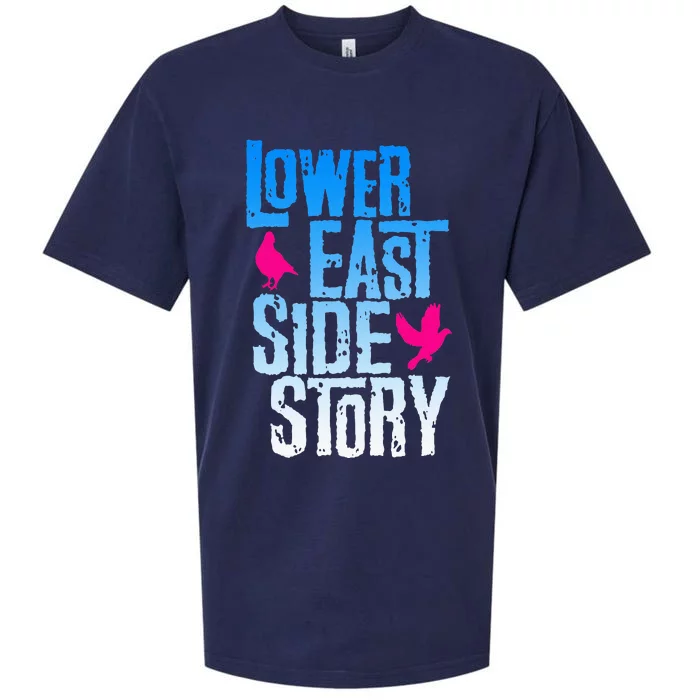 Lower East Side Story Blue Sueded Cloud Jersey T-Shirt