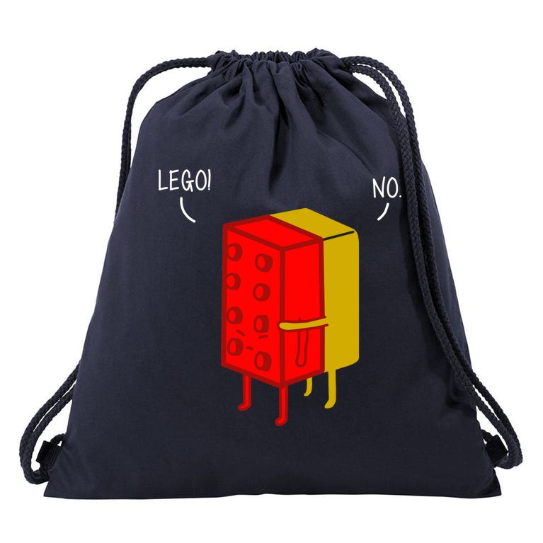 Let Go No Funny Drawstring Bag