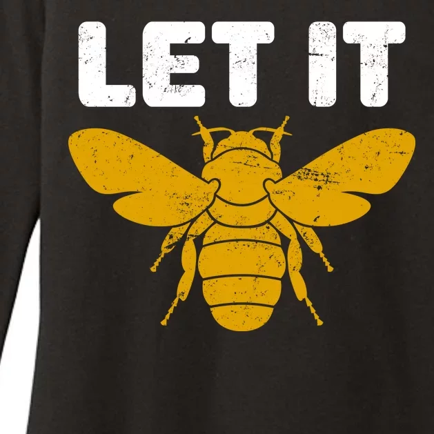 Let It Bee Womens CVC Long Sleeve Shirt