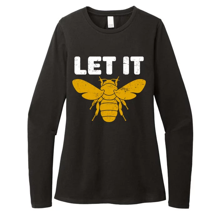 Let It Bee Womens CVC Long Sleeve Shirt