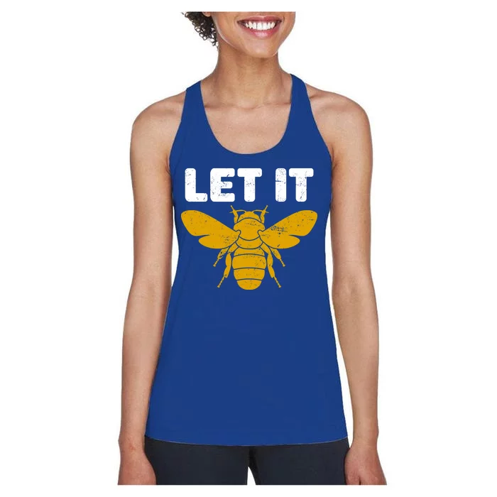 Let It Bee Women's Racerback Tank