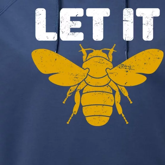 Let It Bee Performance Fleece Hoodie